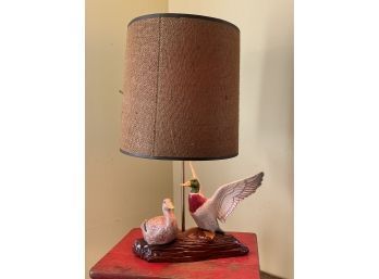 Ceramic Duck Table Lamp - Holland Mold Co. Vintage