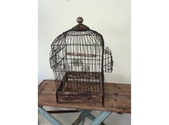 The Best Antique Wire Birdcage Ever! Ornate Twisted Wire