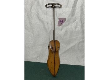 Antique Wood & Iron Adjustable Shoe Stretcher #1