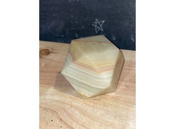 Multi-Faceted Polished Stone Paperweight