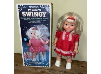 Vintage SWINGY Large 18' Tall Mattel Toy Doll