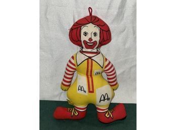 McDonald's Ronald McDonald 14' Stuffed Doll Toy - Vintage Advertising