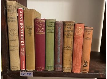 Lot Of 9 Antique & Vintage Hardcover Books #4