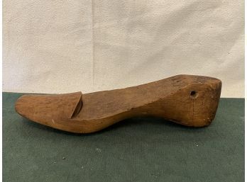 Primitive Antique Cobbler's Wood Shoe Form
