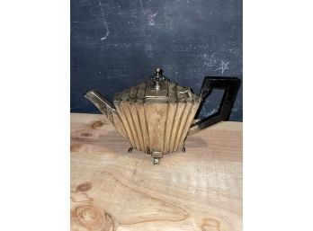 Vintage Art Deco Silverplate Teapot
