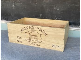 Wood Wine Crate, Box - Chateau Doisy Vedrines - France