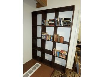 Very Large Wood Bookshelf - LARGE Wall Unit