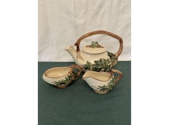 Vintage McCoy Pottery Ivy Leaf Tea Set