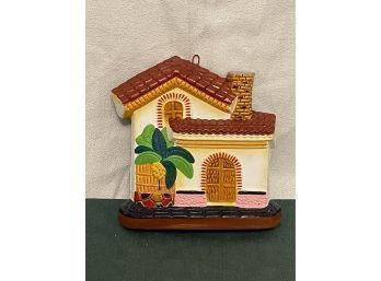 Southwest/Mexico Terracotta House Wall Plaque