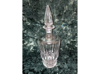 Vintage Crystal Decanter With Stopper