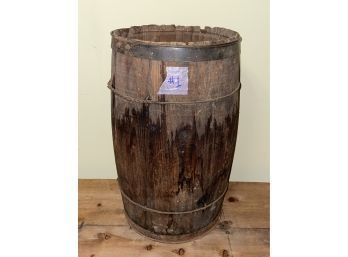 Antique Nail Keg Barrel #1