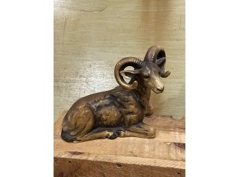 Vintage Ceramic Bighorn Sheep Figurine