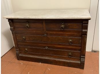 Antique Marble Top Dresser - Must See!