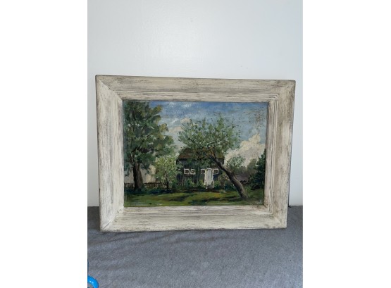 Countryside Home Antique Painting - Framed In New Milford, CT