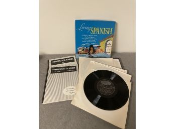 Living Spanish Vintage Language Learning Record Set