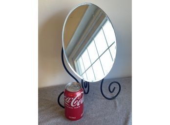 Oval Tabletop Mirror - Great Retail Store Display (Not For Sale At Deja Vudu Vintage...Until Now)