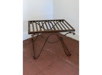 Vintage Heavy Iron Outdoor Table - Lawn Decor