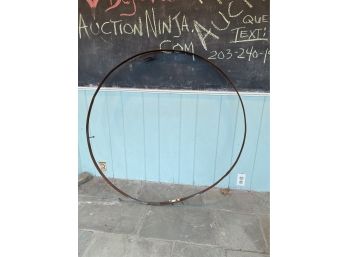 Antique Large (46' Diameter) Wagon Wheel Rim, Hoop