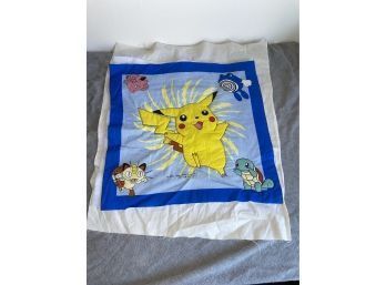 1998 Nintendo Pokemon Pillow Case Top - Project Fabric - Pikachu