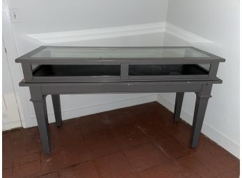 The Deja Vudu Vintage Checkout Counter - Glass Display Case Table