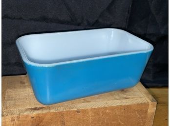 Vintage Medium Blue Pyrex Refrigerator Dish From Primary Colors Set (No Lid)