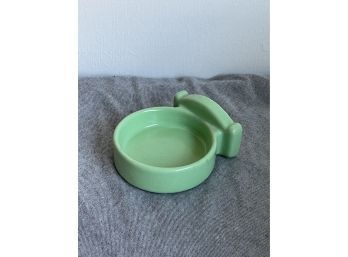 Vintage Jadeite Green Porcelain Bathroom Cup Holder Fixture - Toothbrush Cup