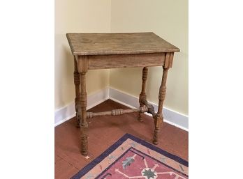 Vintage Oak Side Table, Lamp Table