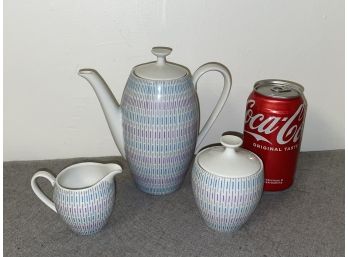 Arsberg China (Germany) Mid-Century Tea Set - Great Colors