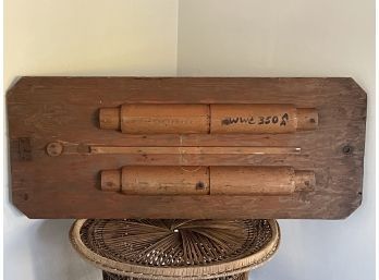 Very Large Industrial Mold - Vintage Architectural Wood Wall Hanging