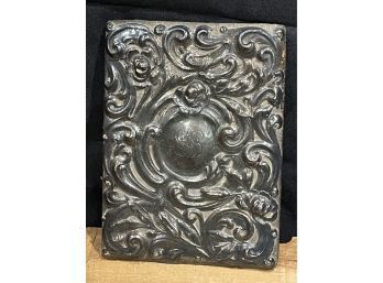 Beautiful Antique (1887-1903) Sterling Silver Repousse Book Cover - Mauser Manufacturing
