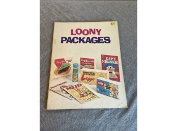 Loony Packages 1976 Funny Vintage Coloring Book