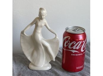 Art Deco Ceramic Beautiful Lady Dancer