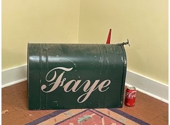 Giant Vintage Metal Mailbox 'Faye'