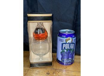 Irish Mist Liqueur Mini Bottle & Snifter Glass
