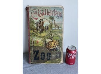 Chatterbox Zoo 9' X 15' Antique Illustrated Book - Animal Stories