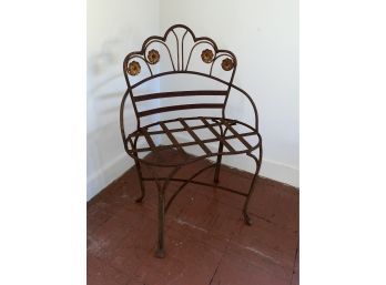 Vintage Heavy Iron Garden Bench Seat