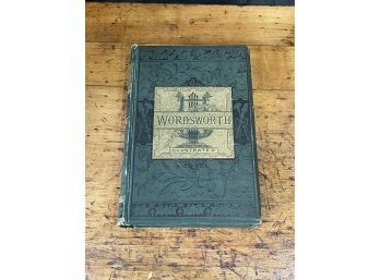 The Poetical Works Of Wordsworth 1880 Antique Poetry Book
