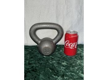 10 Pound Cast Iron Kettlebell Weight Lifting, Exercise