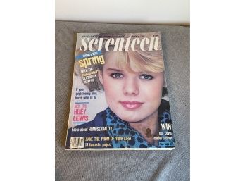 March 1985 'Seventeen' Vintage Girls Magazine