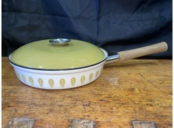 Lime Green Vintage Cathrineholm Lotus Pan - Mid Century AWESOME Condition