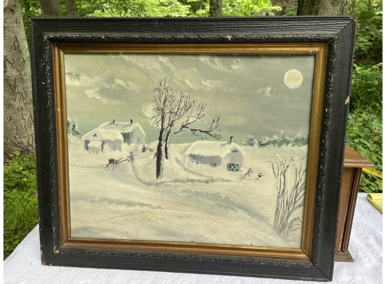 'Winter Twilight' Painting