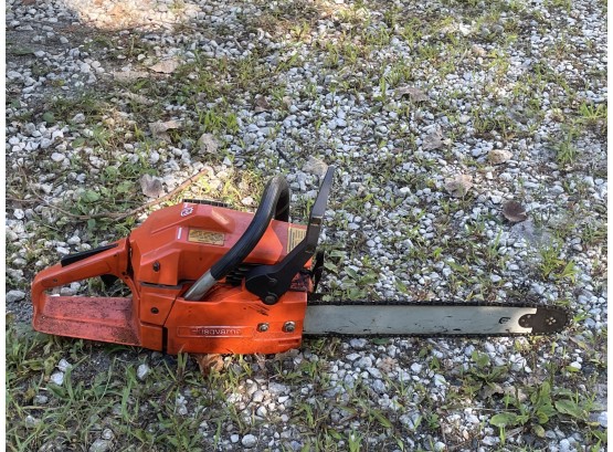 Husqvarna Chainsaw - Not Working - For Parts Or Restoration