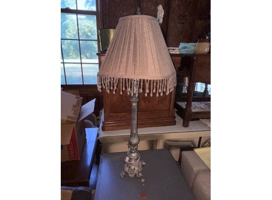 Silver Gray Table Lamp
