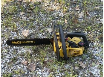 McCulloch Sprocket Tip Chainsaw NOT WORKING For Parts