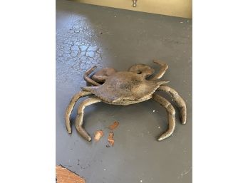 Cast Iron Crab Inkwell? Candle Holder?