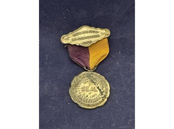 1907 New Milford, CT Bicentennial Committee Ribbon Medal
