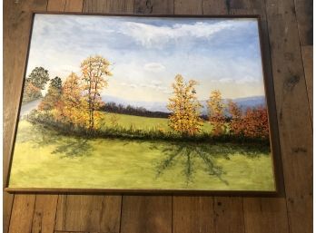 'Autumn Splendor' Painting On Board By Rosemary Connor #66