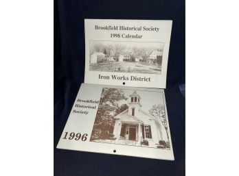 Brookfield, Connecticut Historical Society Calendars 1996 & 1998