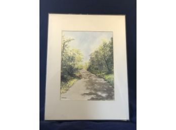 Legion Road, New Milford Watercolor Painting By Rosemary Connor #12