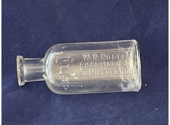 Antique W.N. Noble Pharmacy - New Milford, CT Medicine/Apothecary Bottle